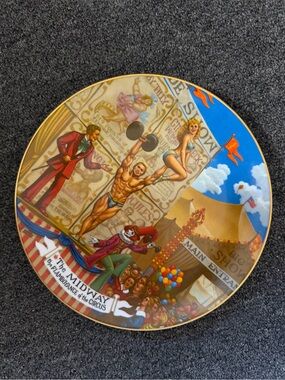 Hamilton The Midway Decorative Vintage Plate Ringling Bros and Barnum Bailey